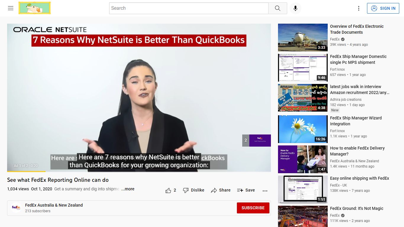See what FedEx Reporting Online can do - YouTube